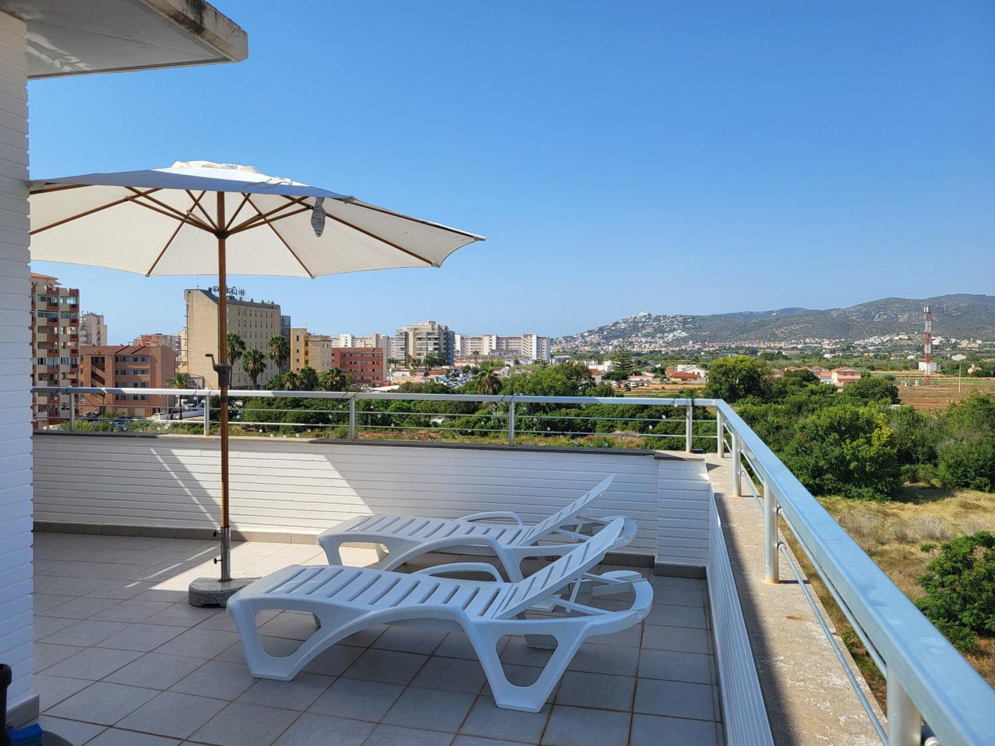ÁTICO AQUA PEÑÍSCOLA, 1ª Linea de Playa, Parking y Piscina Apartamento Exterior foto